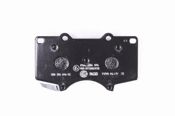 Brake Pad Set, disc brake - 8DB 355 014-121 HELLA