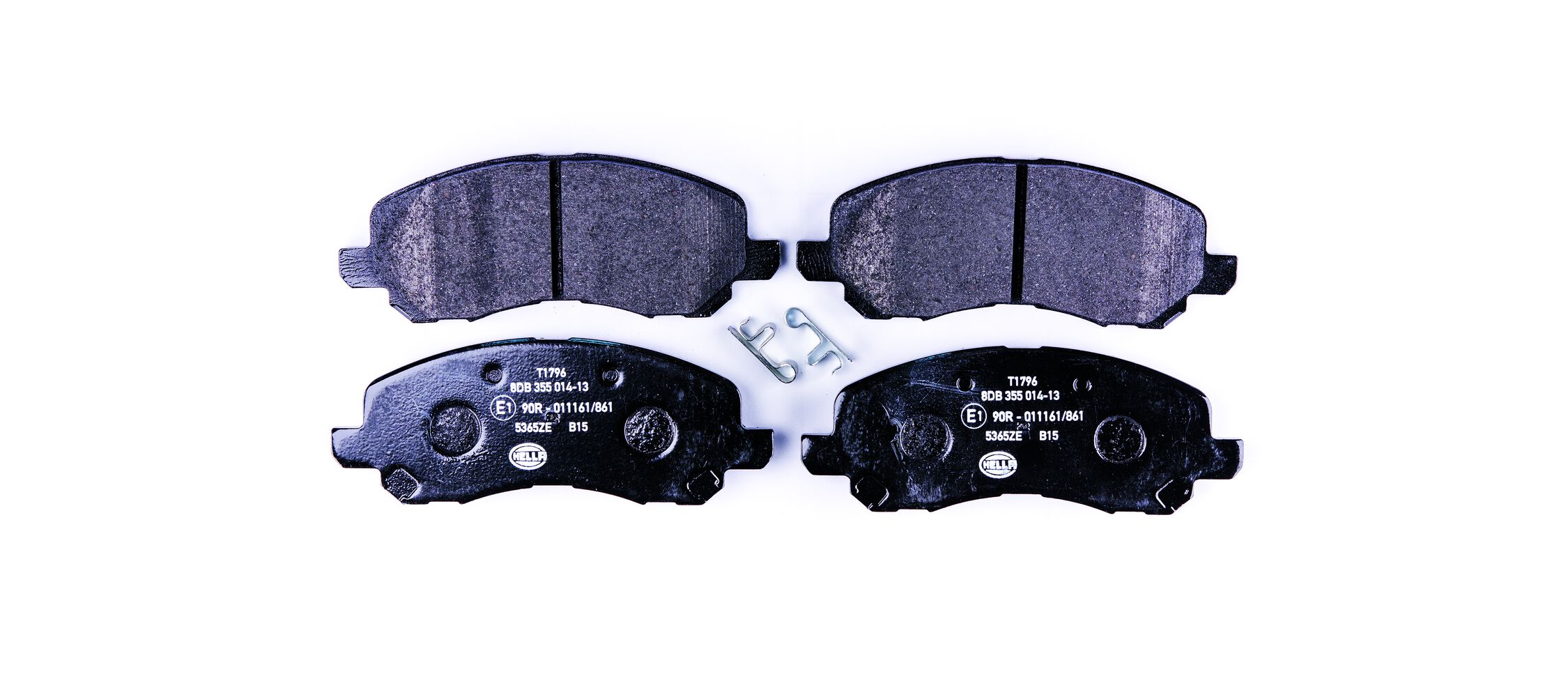 Brake Pad Set, disc brake - 8DB 355 014-131 HELLA