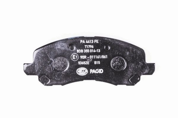 Brake Pad Set, disc brake - 8DB 355 014-131 HELLA