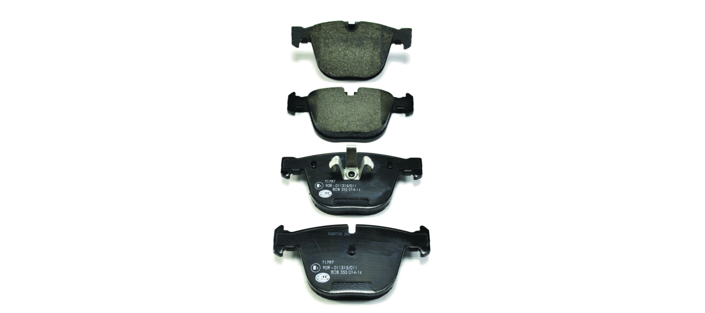 Kit pastiglie freno, Freno a disco - 8DB 355 014-141 HELLA