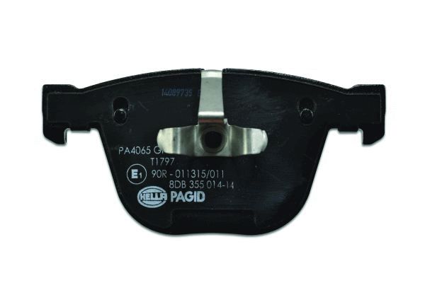 Brake Pad Set, disc brake - 8DB 355 014-141 HELLA