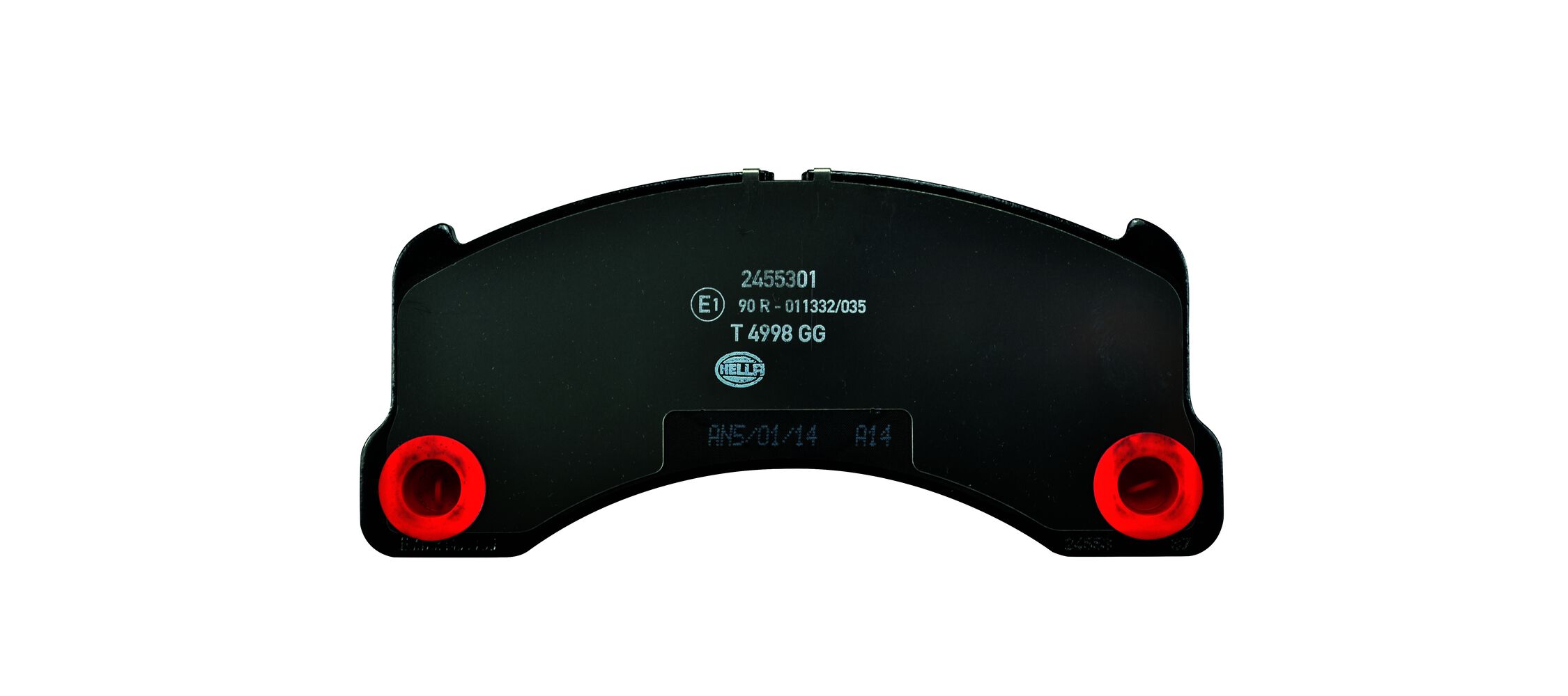 Brake Pad Set, disc brake - 8DB 355 014-151 HELLA