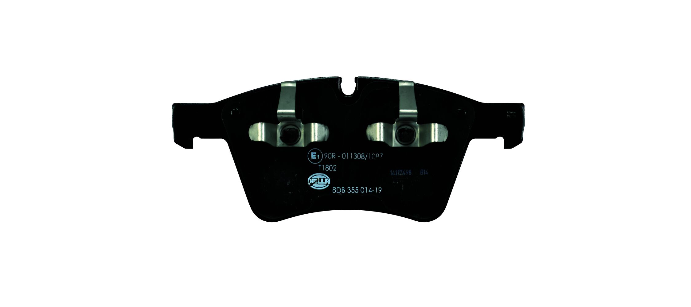 Brake Pad Set, disc brake - 8DB 355 014-191 HELLA