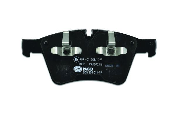 Brake Pad Set, disc brake - 8DB 355 014-191 HELLA