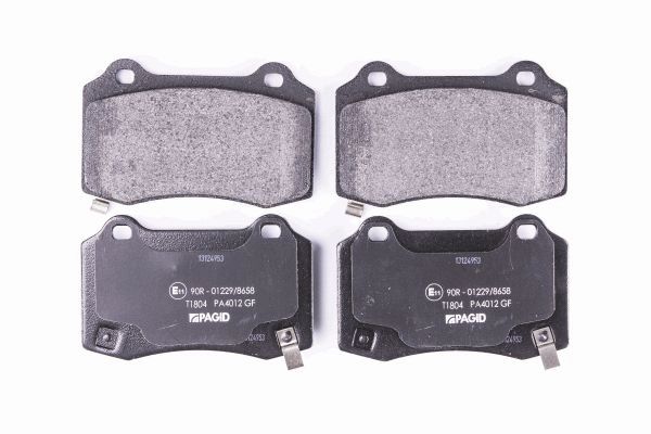 Brake Pad Set, disc brake - 8DB 355 014-211 HELLA