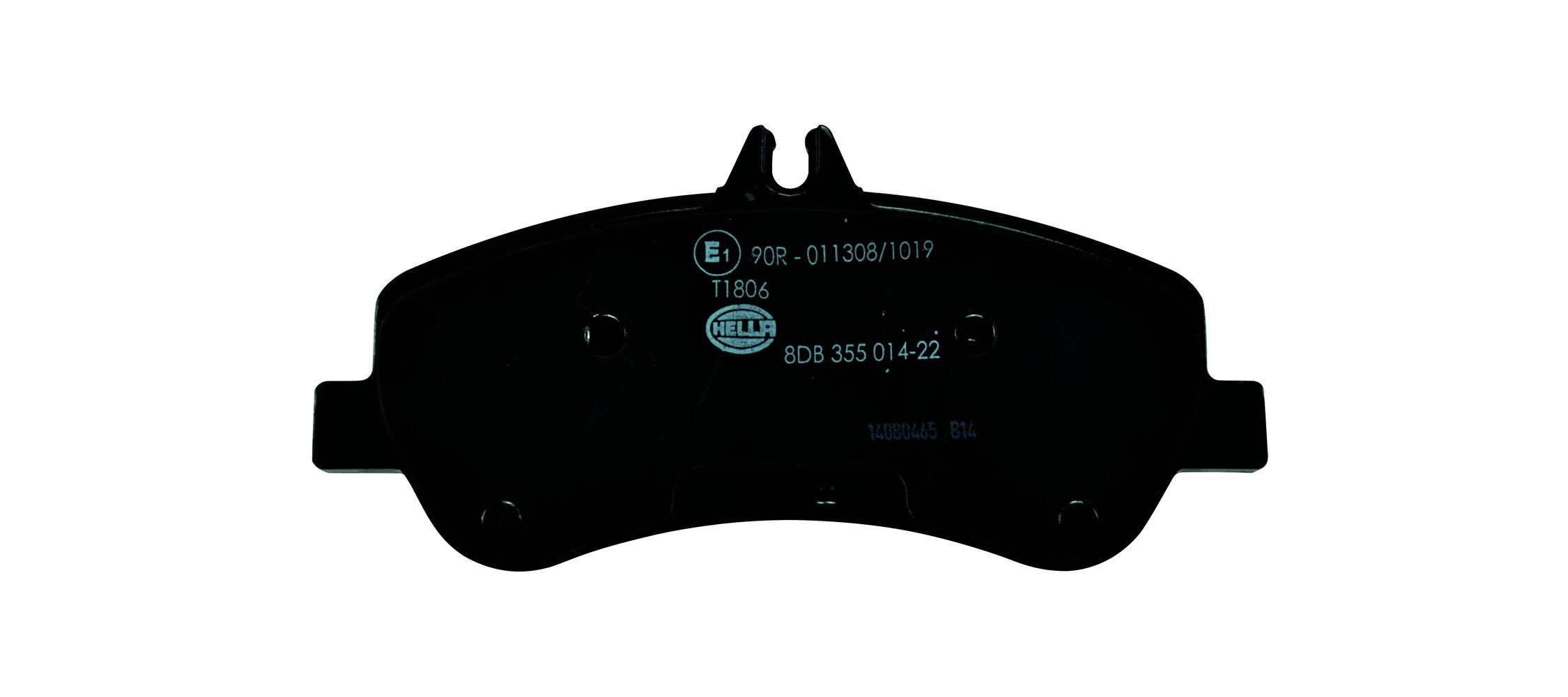 Brake Pad Set, disc brake - 8DB 355 014-221 HELLA