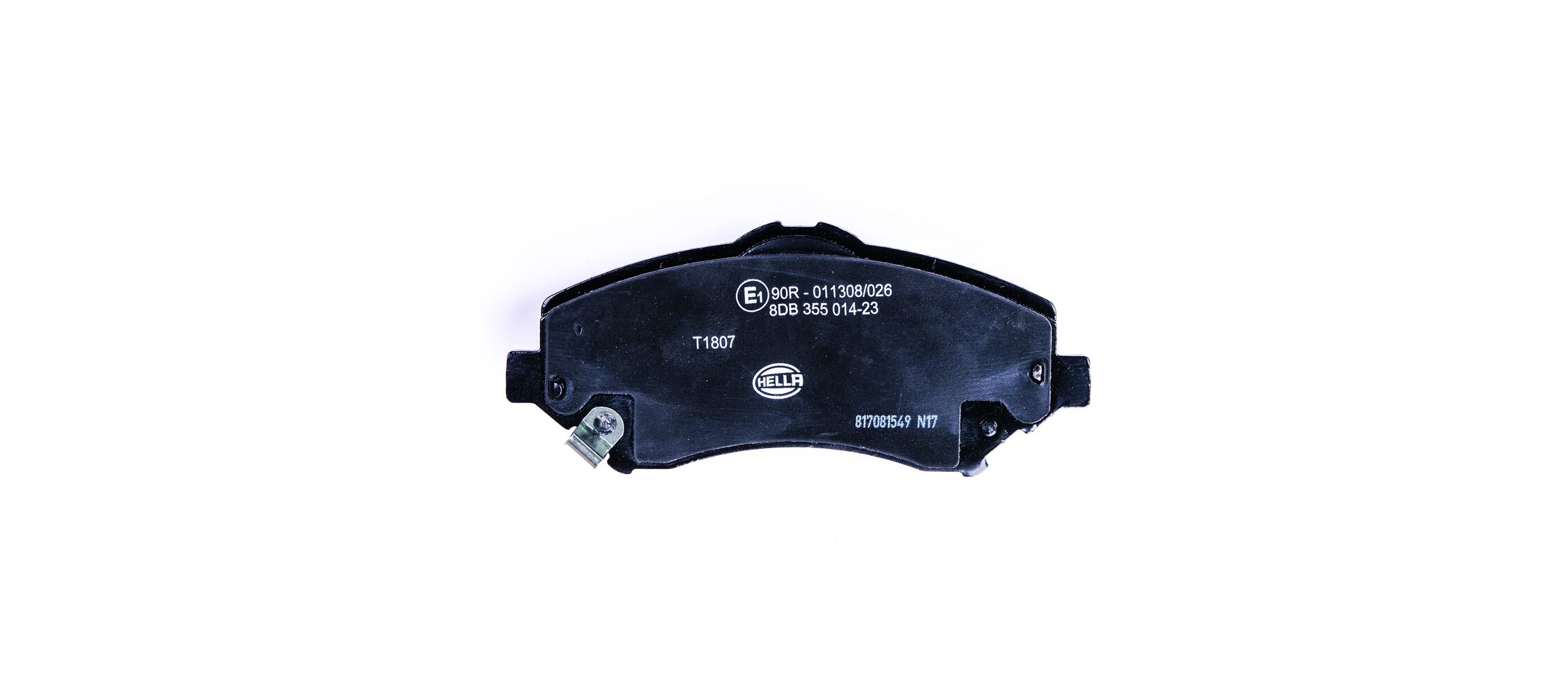 Brake Pad Set, disc brake - 8DB 355 014-231 HELLA