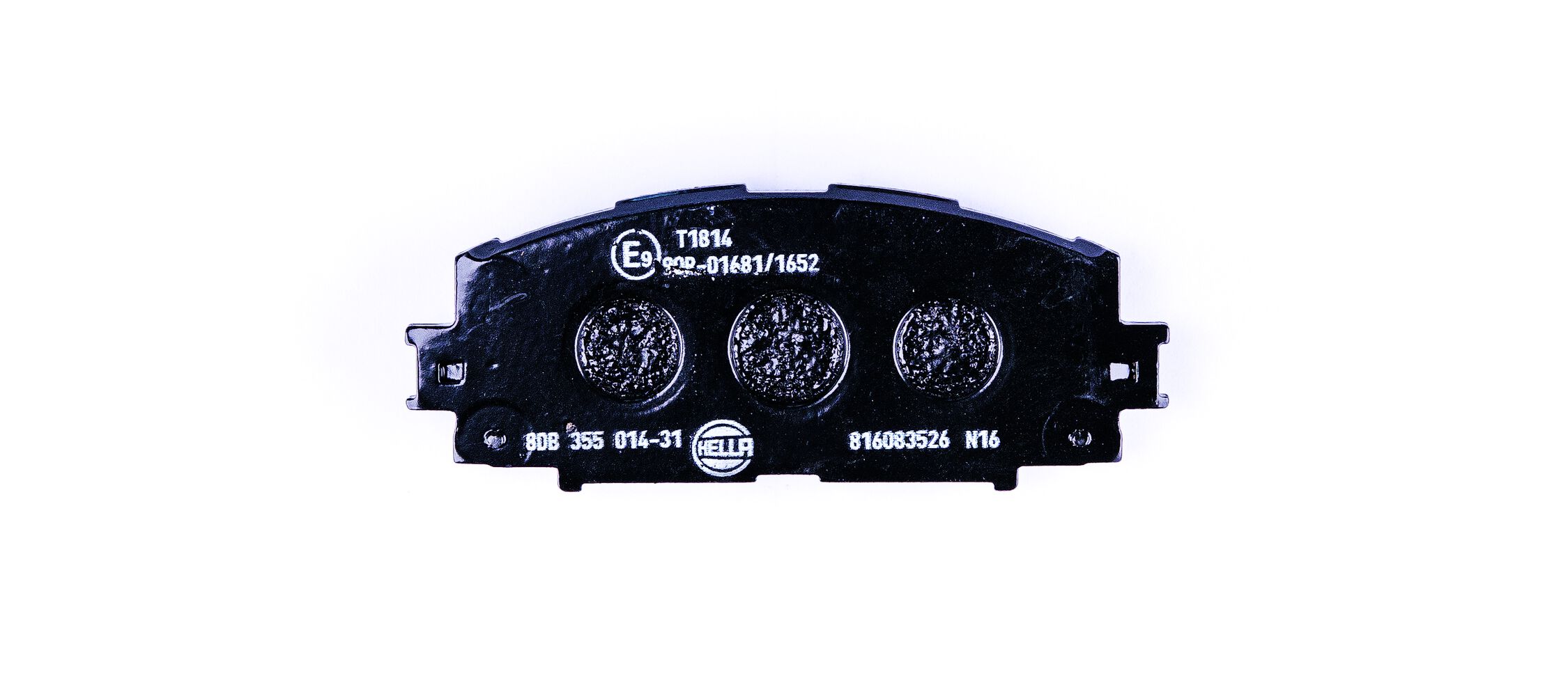 Brake Pad Set, disc brake - 8DB 355 014-311 HELLA