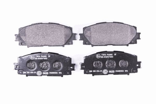 Brake Pad Set, disc brake - 8DB 355 014-311 HELLA