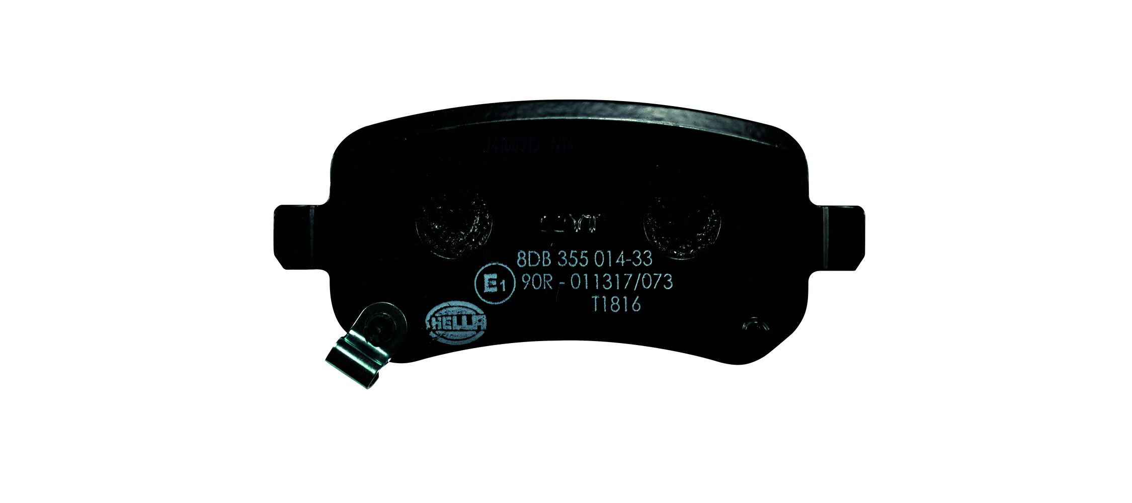 Комплект тормозных колодок, дисковый тормоз - 8DB 355 014-331 HELLA