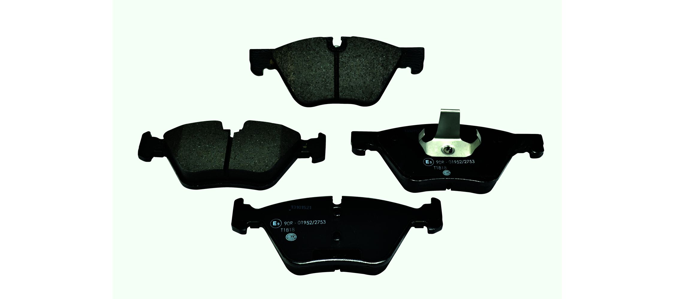 Brake Pad Set, disc brake - 8DB 355 014-351 HELLA