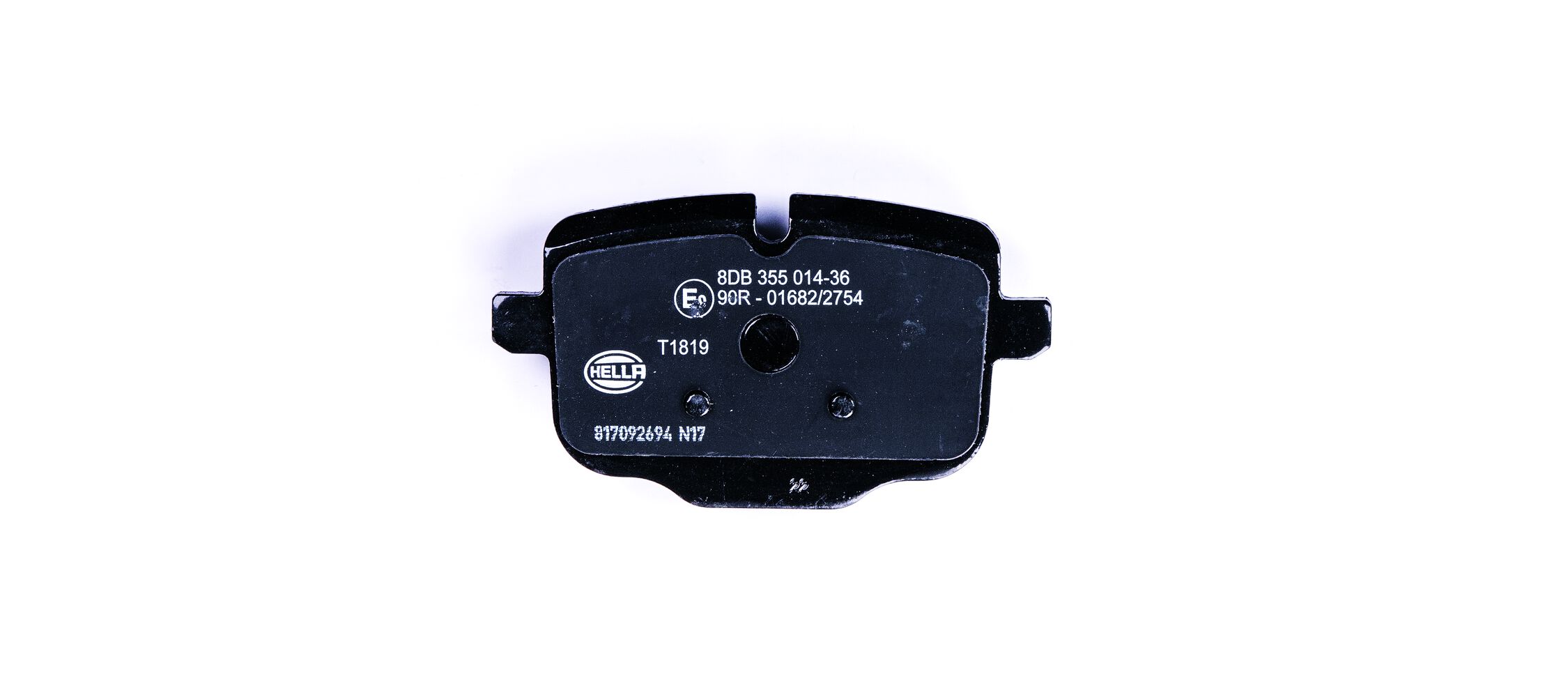 Brake Pad Set, disc brake - 8DB 355 014-361 HELLA