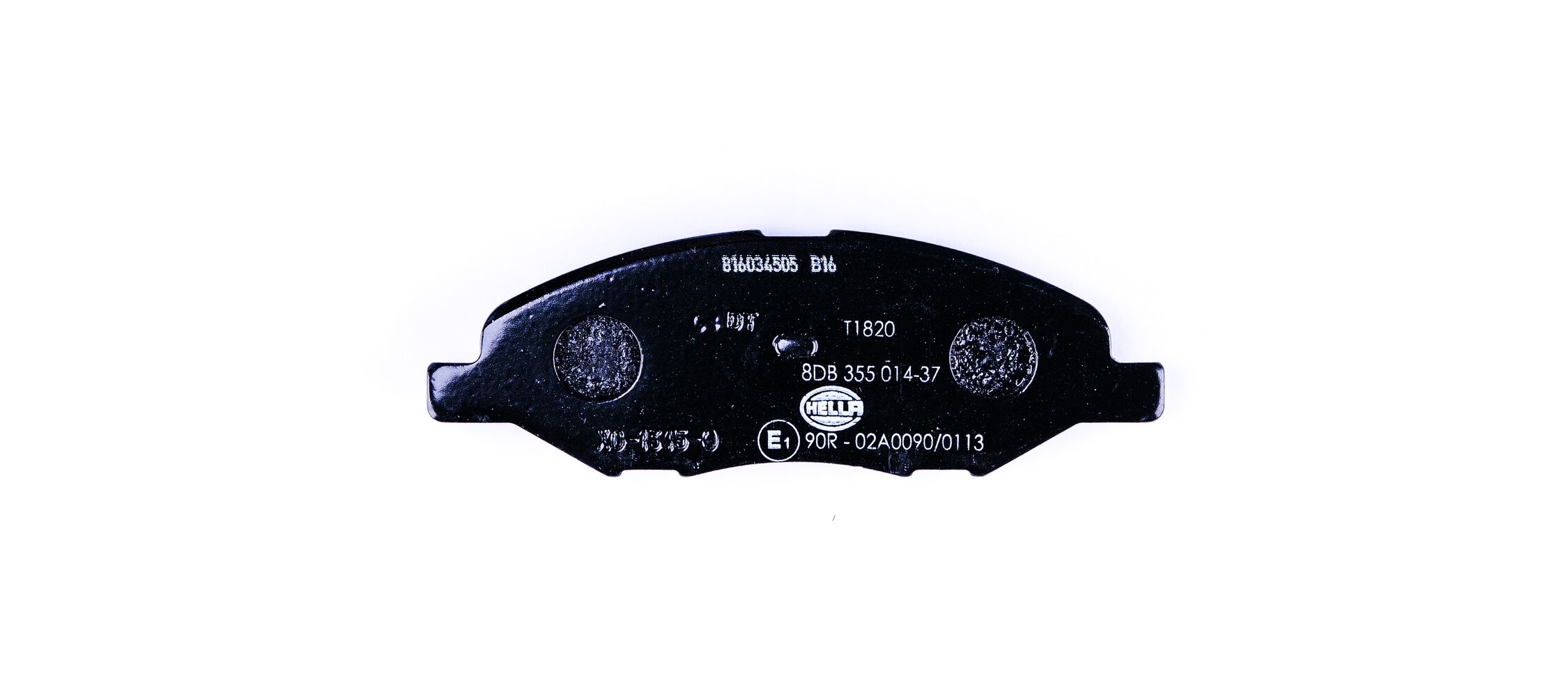 Brake Pad Set, disc brake - 8DB 355 014-371 HELLA
