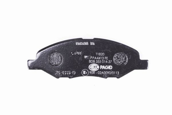 Brake Pad Set, disc brake - 8DB 355 014-371 HELLA