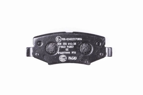 Brake Pad Set, disc brake - 8DB 355 014-381 HELLA