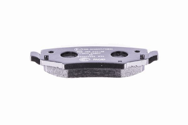 Brake Pad Set, disc brake - 8DB 355 014-381 HELLA