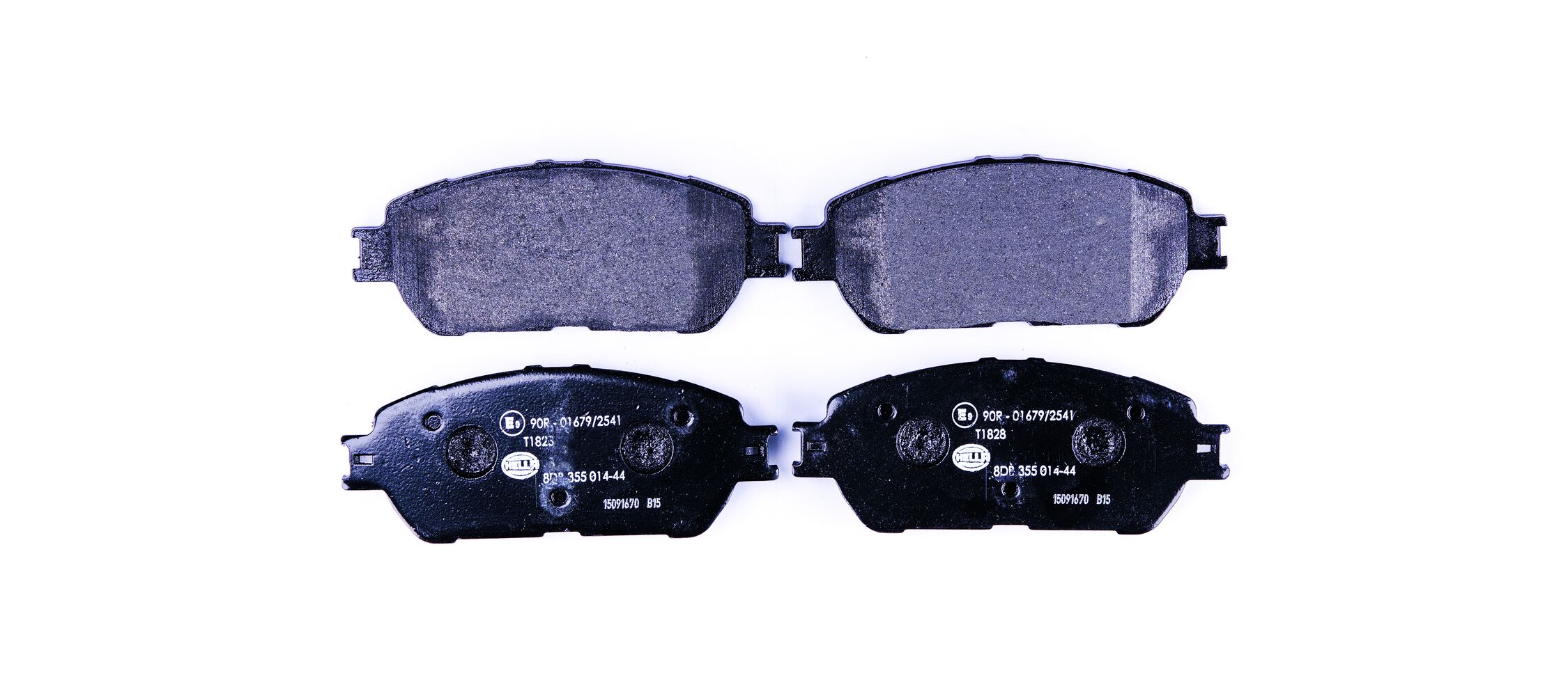 Brake Pad Set, disc brake - 8DB 355 014-441 HELLA