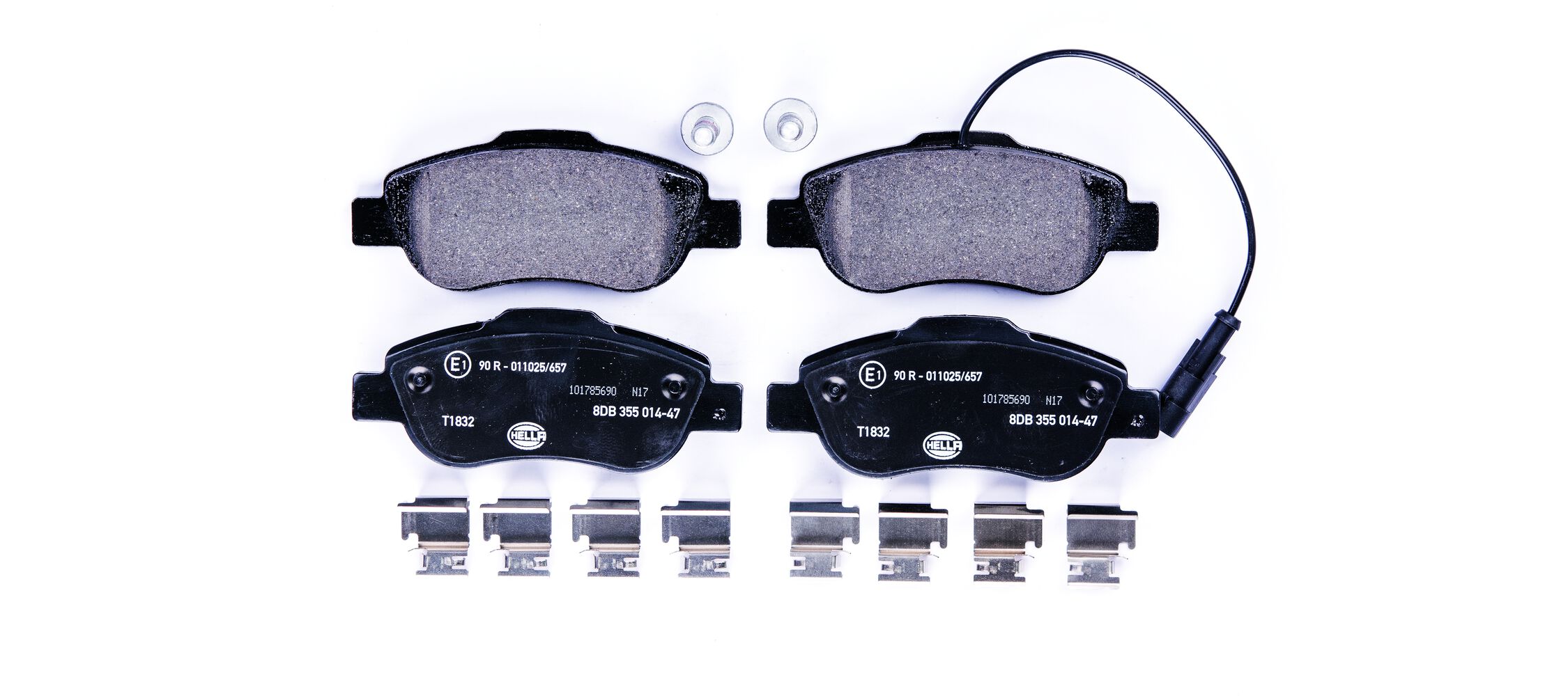 Kit pastiglie freno, Freno a disco - 8DB 355 014-471 HELLA