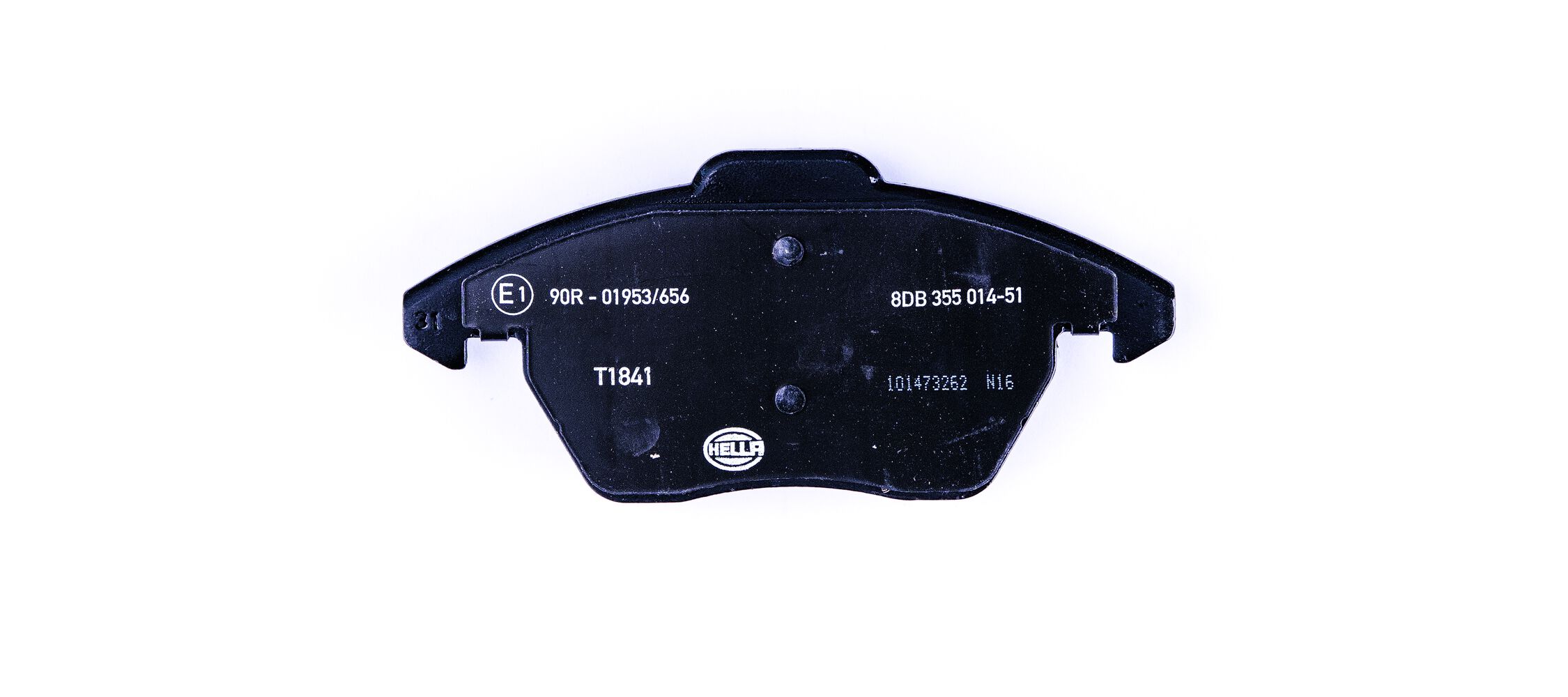 Brake Pad Set, disc brake - 8DB 355 014-511 HELLA