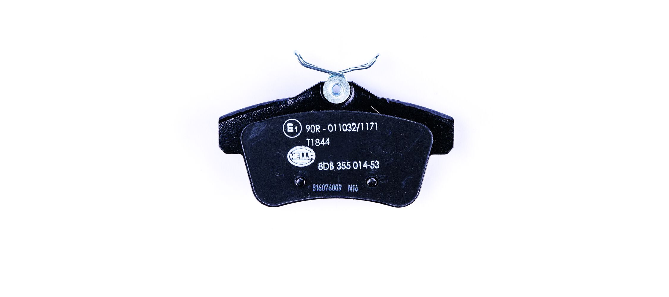 Brake Pad Set, disc brake - 8DB 355 014-531 HELLA