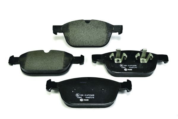 Brake Pad Set, disc brake - 8DB 355 014-541 HELLA