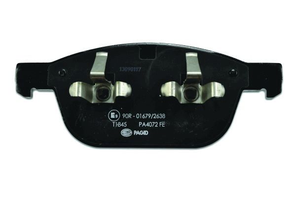 Brake Pad Set, disc brake - 8DB 355 014-541 HELLA