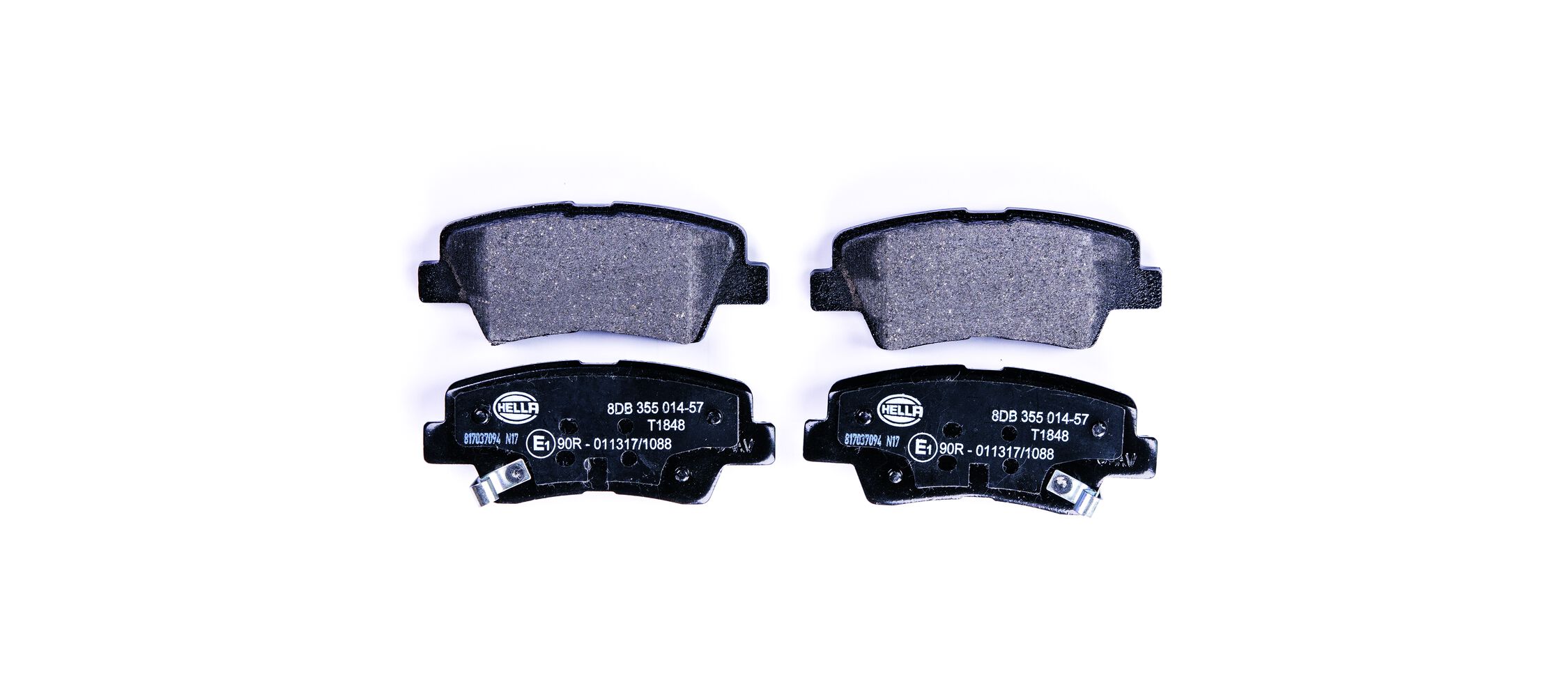 Kit pastiglie freno, Freno a disco - 8DB 355 014-571 HELLA