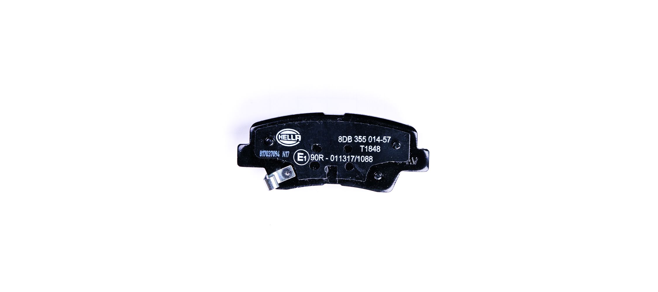 Brake Pad Set, disc brake - 8DB 355 014-571 HELLA