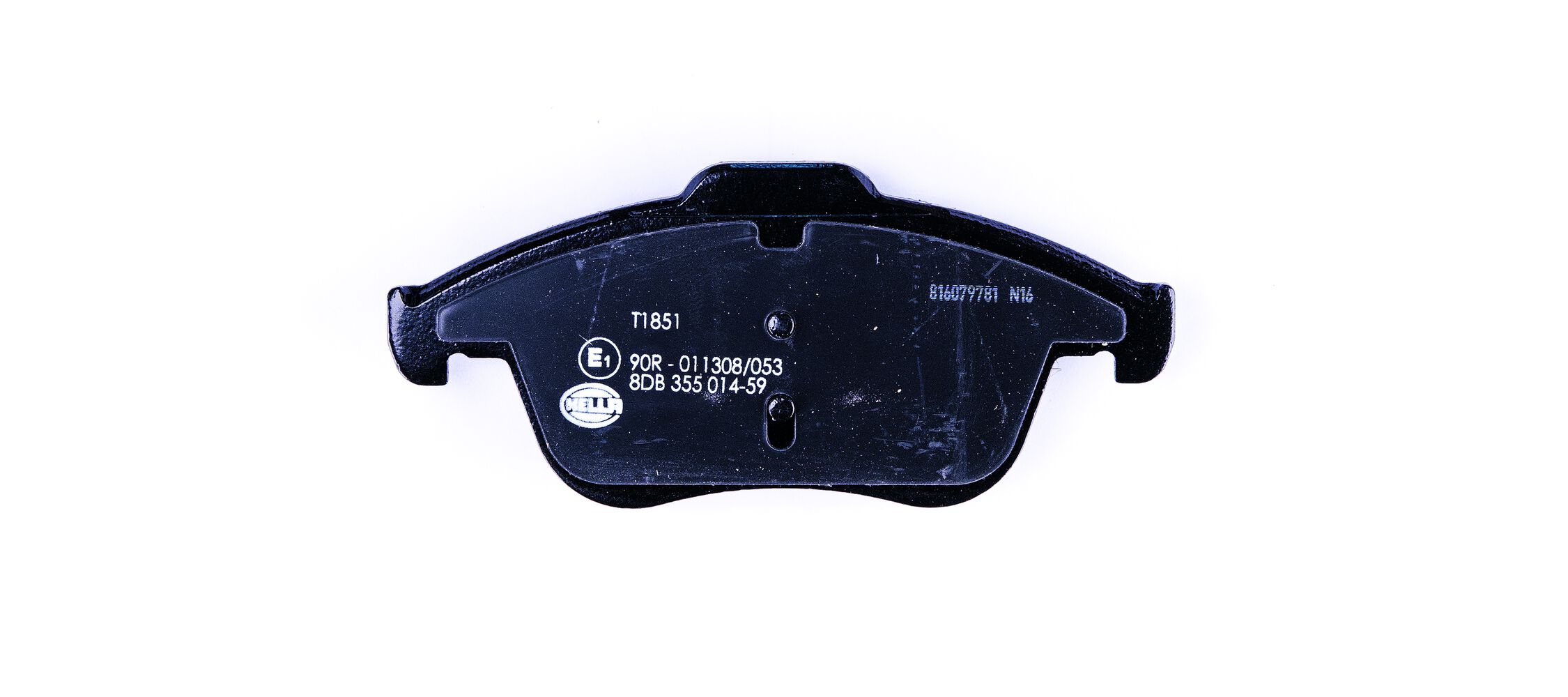 Brake Pad Set, disc brake - 8DB 355 014-591 HELLA