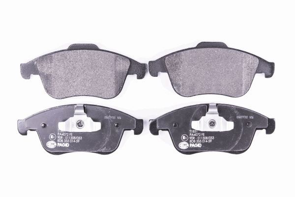 Brake Pad Set, disc brake - 8DB 355 014-591 HELLA
