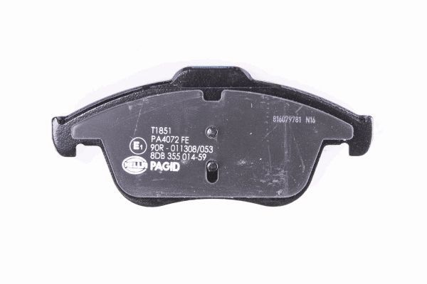 Brake Pad Set, disc brake - 8DB 355 014-591 HELLA