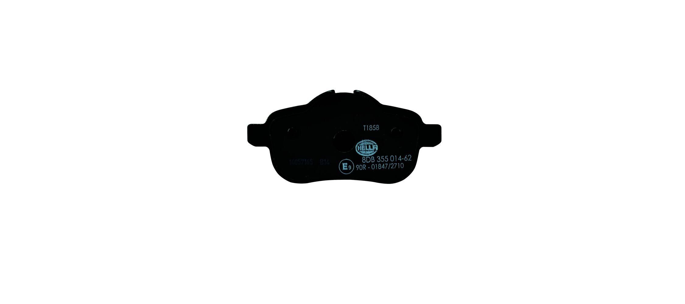 Brake Pad Set, disc brake - 8DB 355 014-621 HELLA