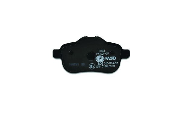 Brake Pad Set, disc brake - 8DB 355 014-621 HELLA
