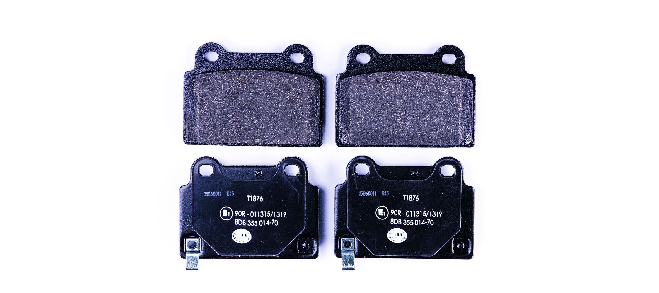 Brake Pad Set, disc brake - 8DB 355 014-701 HELLA