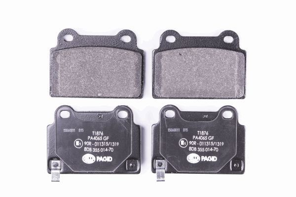 Brake Pad Set, disc brake - 8DB 355 014-701 HELLA