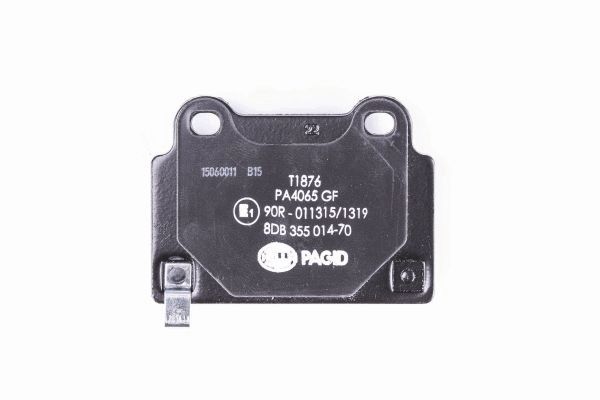 Brake Pad Set, disc brake - 8DB 355 014-701 HELLA
