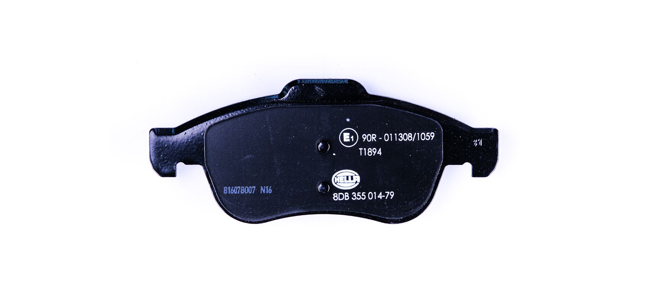 Brake Pad Set, disc brake - 8DB 355 014-791 HELLA