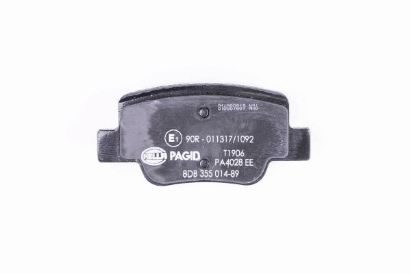 Kit pastiglie freno, Freno a disco - 8DB 355 014-891 HELLA
