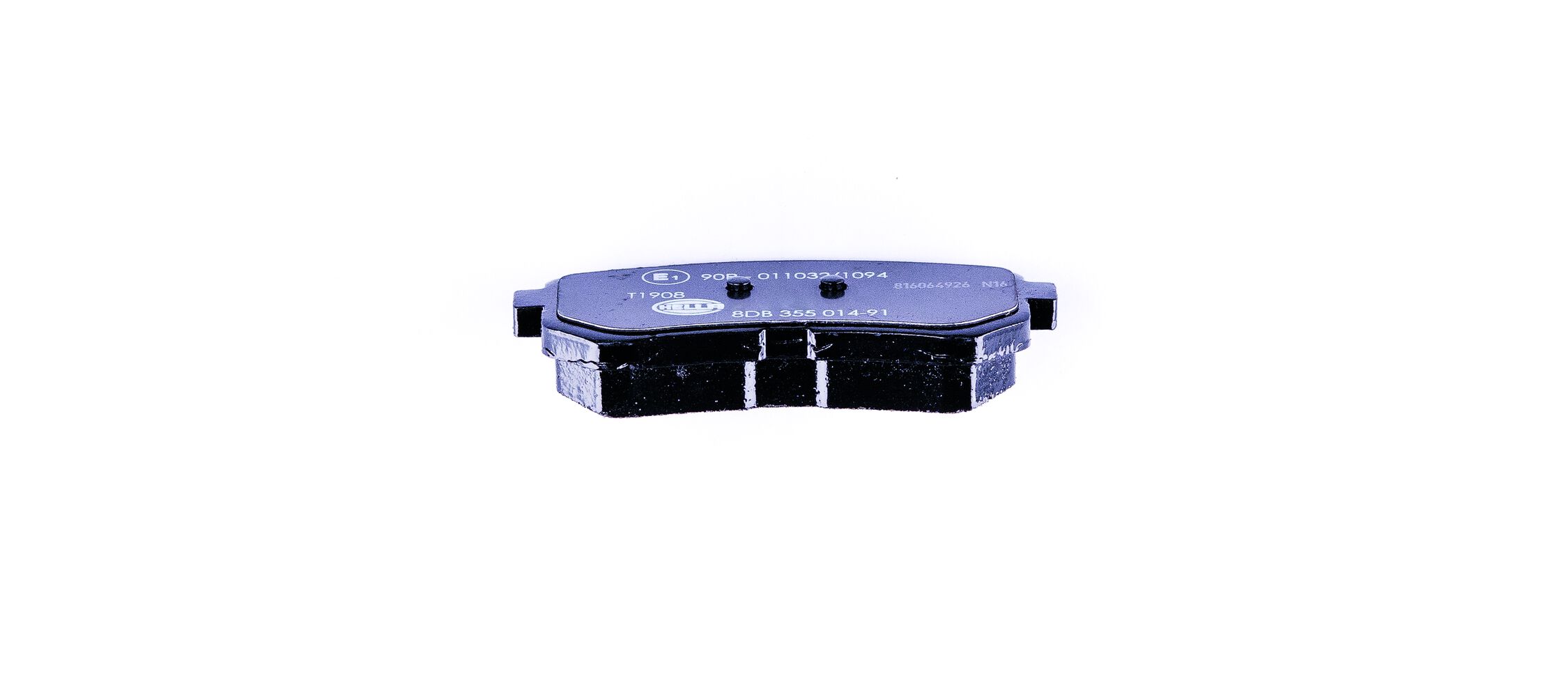 Brake Pad Set, disc brake - 8DB 355 014-911 HELLA