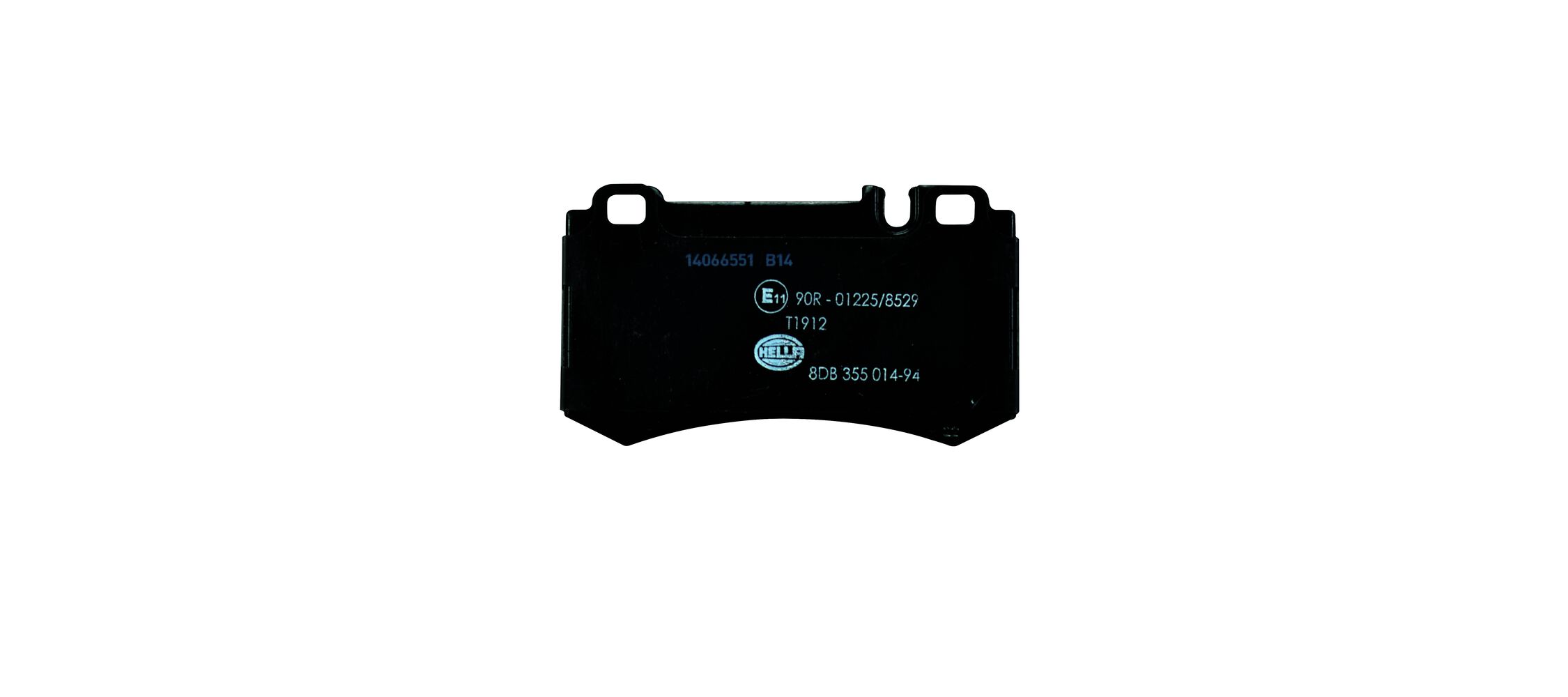Brake Pad Set, disc brake - 8DB 355 014-941 HELLA
