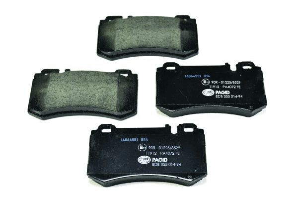 Brake Pad Set, disc brake - 8DB 355 014-941 HELLA