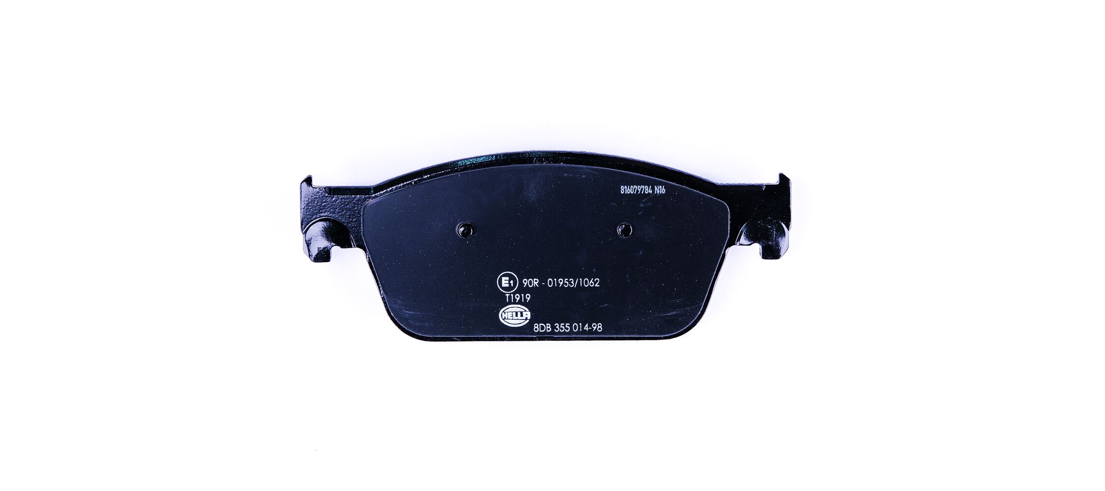 Brake Pad Set, disc brake - 8DB 355 014-981 HELLA