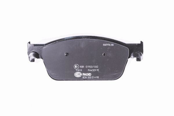 Brake Pad Set, disc brake - 8DB 355 014-981 HELLA