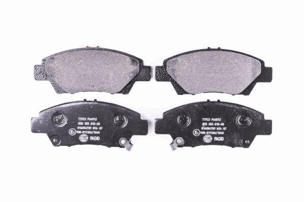 Brake Pad Set, disc brake - 8DB 355 015-001 HELLA
