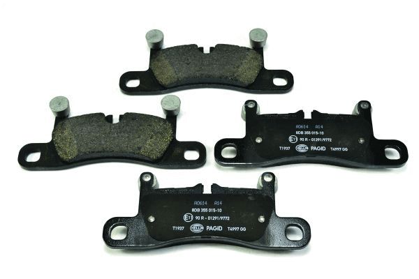 Brake Pad Set, disc brake - 8DB 355 015-101 HELLA