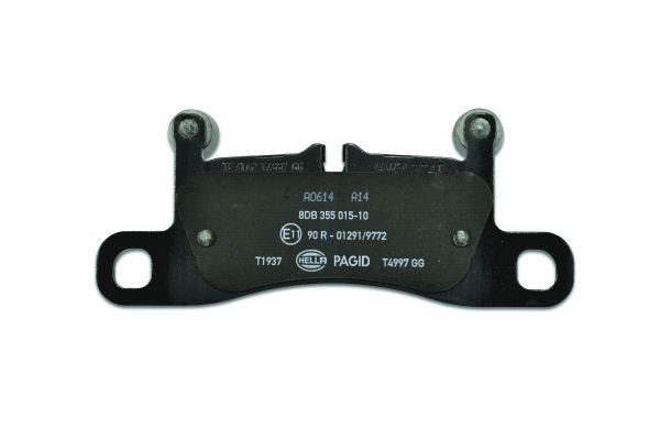 Brake Pad Set, disc brake - 8DB 355 015-101 HELLA