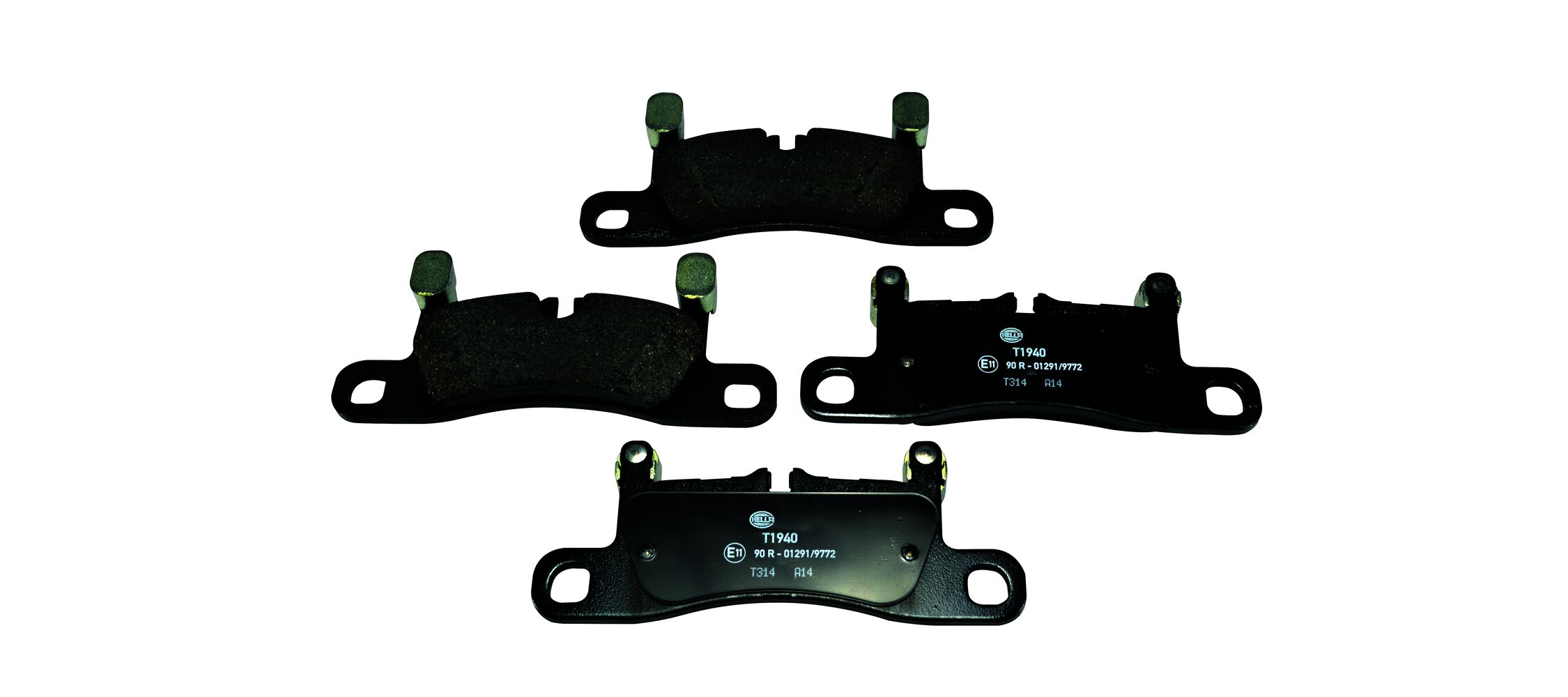 Brake Pad Set, disc brake - 8DB 355 015-121 HELLA