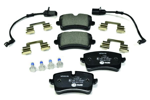 Brake Pad Set, disc brake - 8DB 355 015-201 HELLA