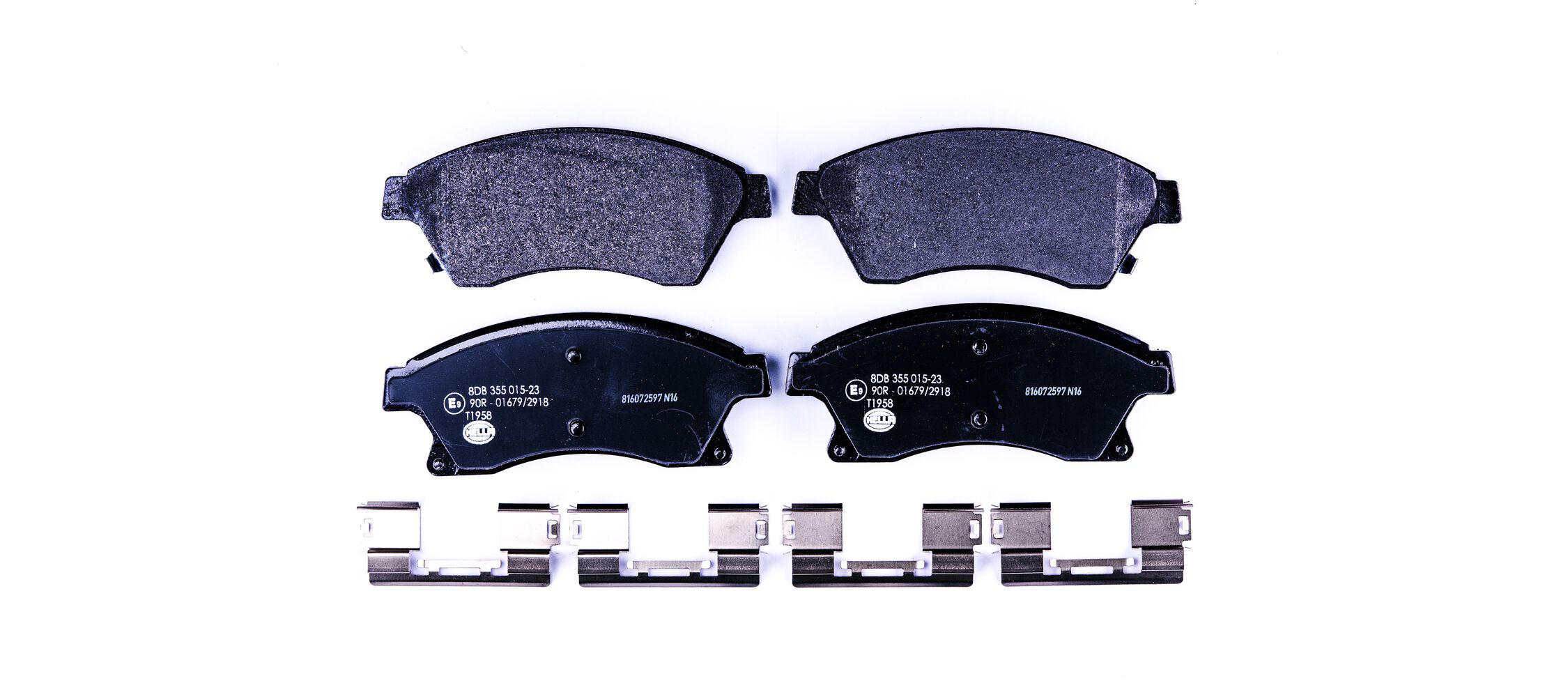 Kit pastiglie freno, Freno a disco - 8DB 355 015-231 HELLA