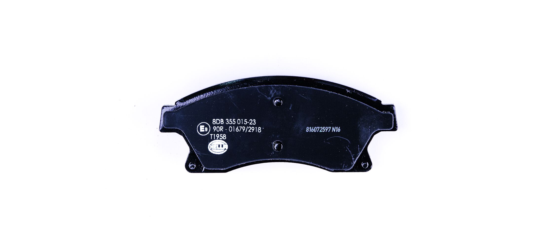 Brake Pad Set, disc brake - 8DB 355 015-231 HELLA